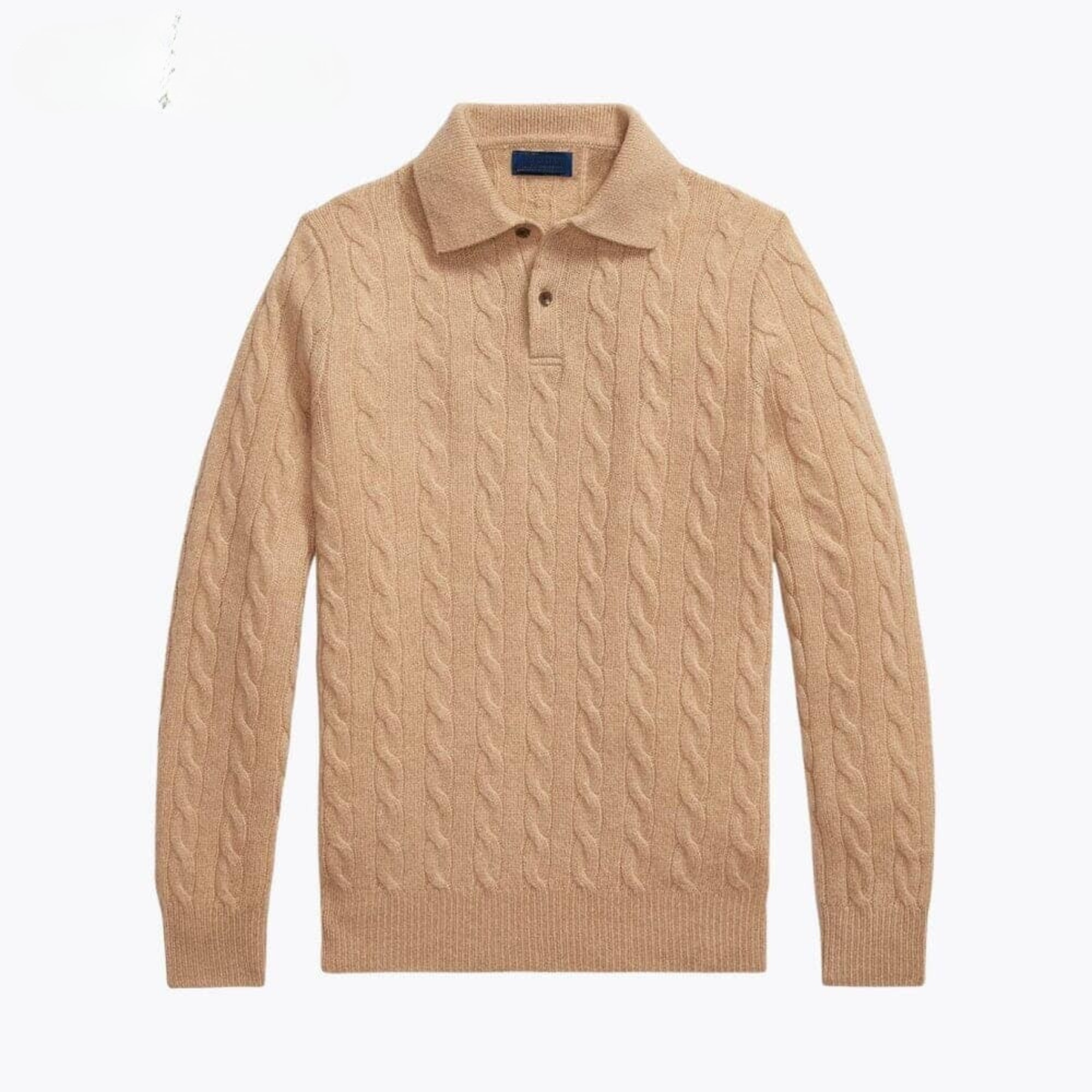 Wool–Cashmere Cable-Knit Jumper