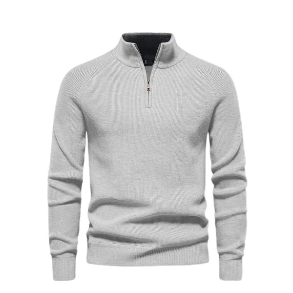 Pull Col Zippé