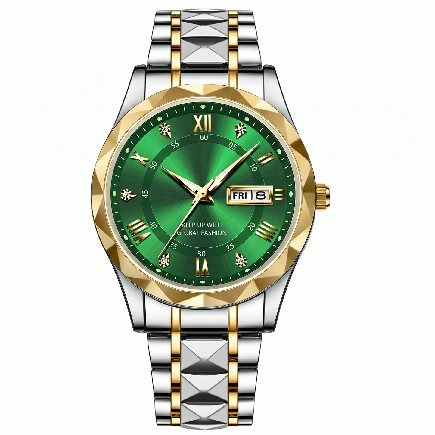 Luminous Steel Watch 40 Mm – Waterproof| Transfer Steel