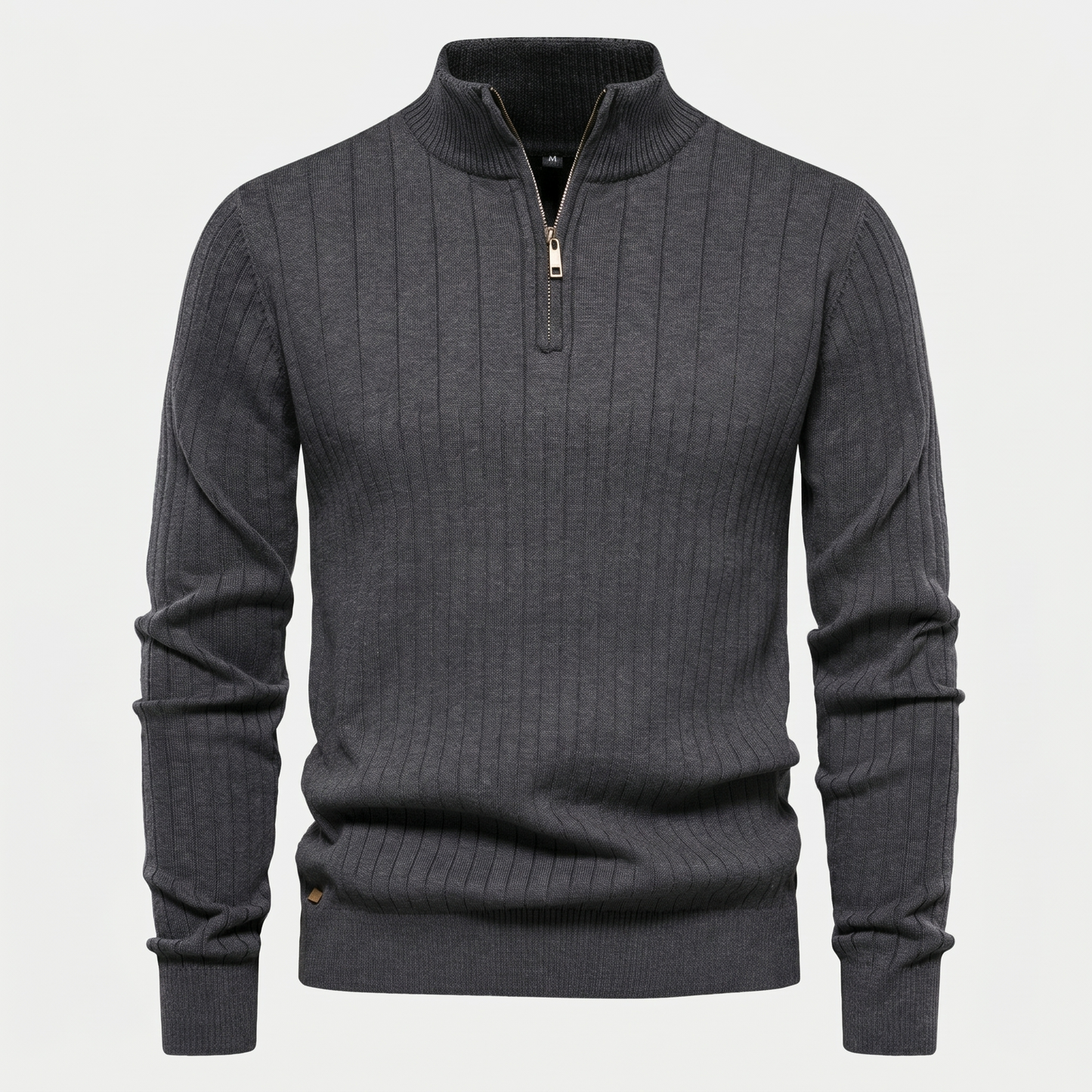 Zip Classic Knit Sweater