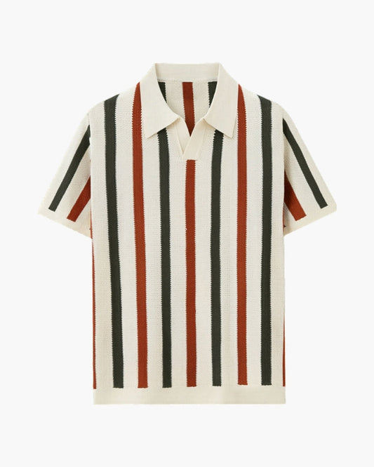 Resort Knit Stripe Polo