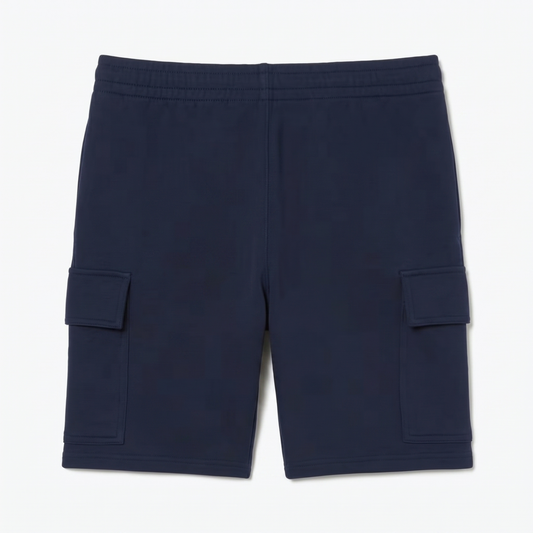 Cotton Fleece Cargo Shorts
