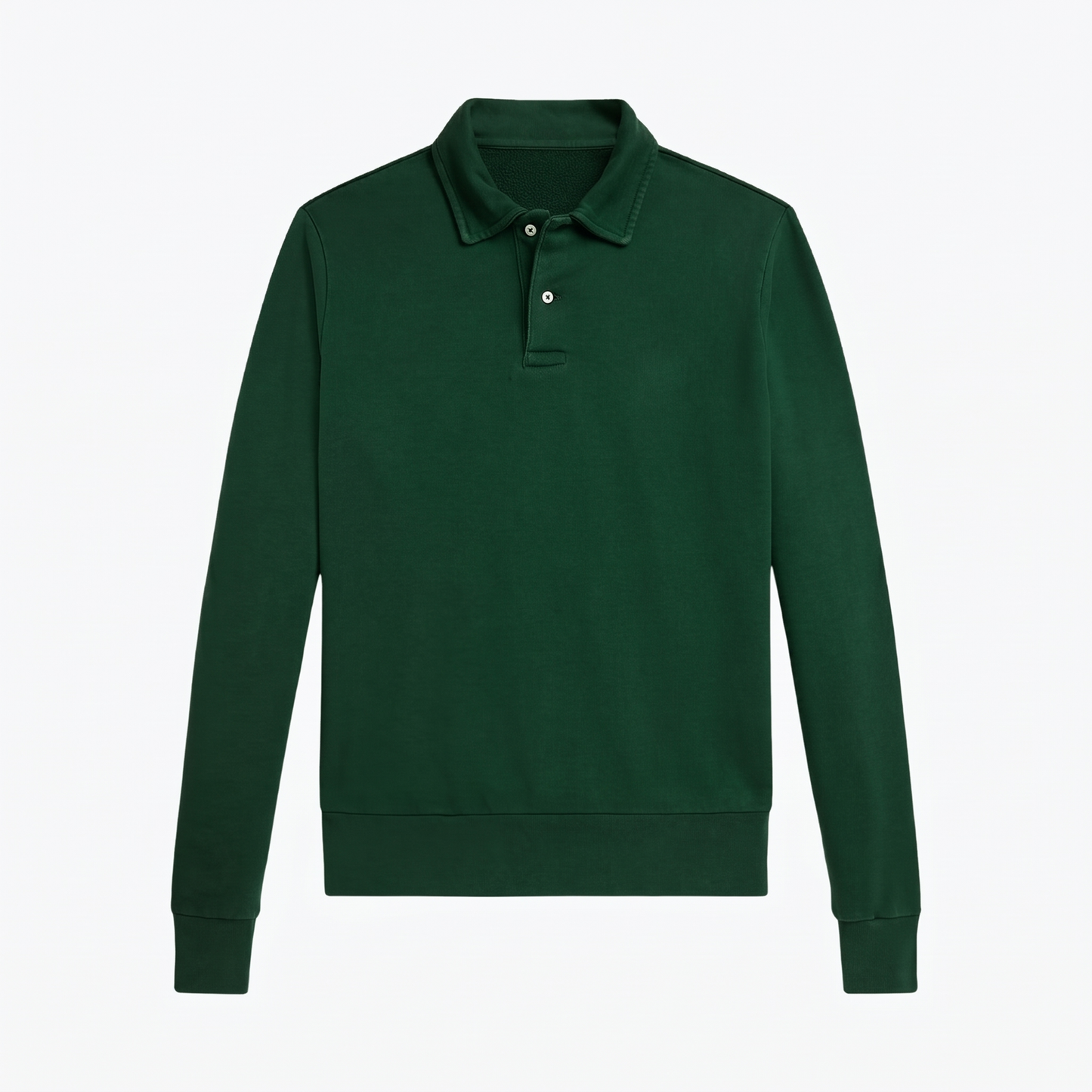 Loopback Fleece Collared Sweatshirt