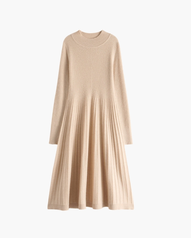 Pure Cashmere Flare Dress