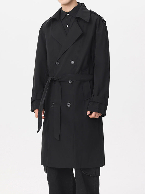 Classic Double-Breasted Trench Coat