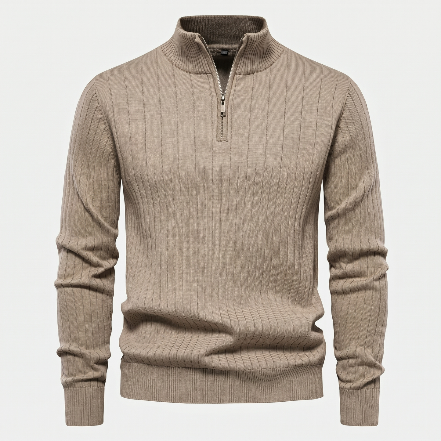 Zip Classic Knit Sweater