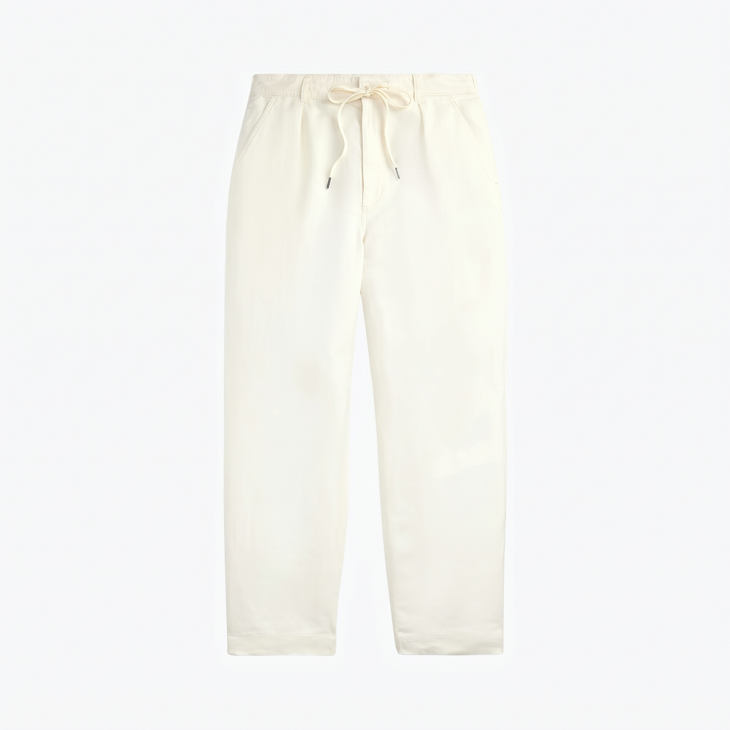 Lateef Relaxed Fit Pleated Linen Pant