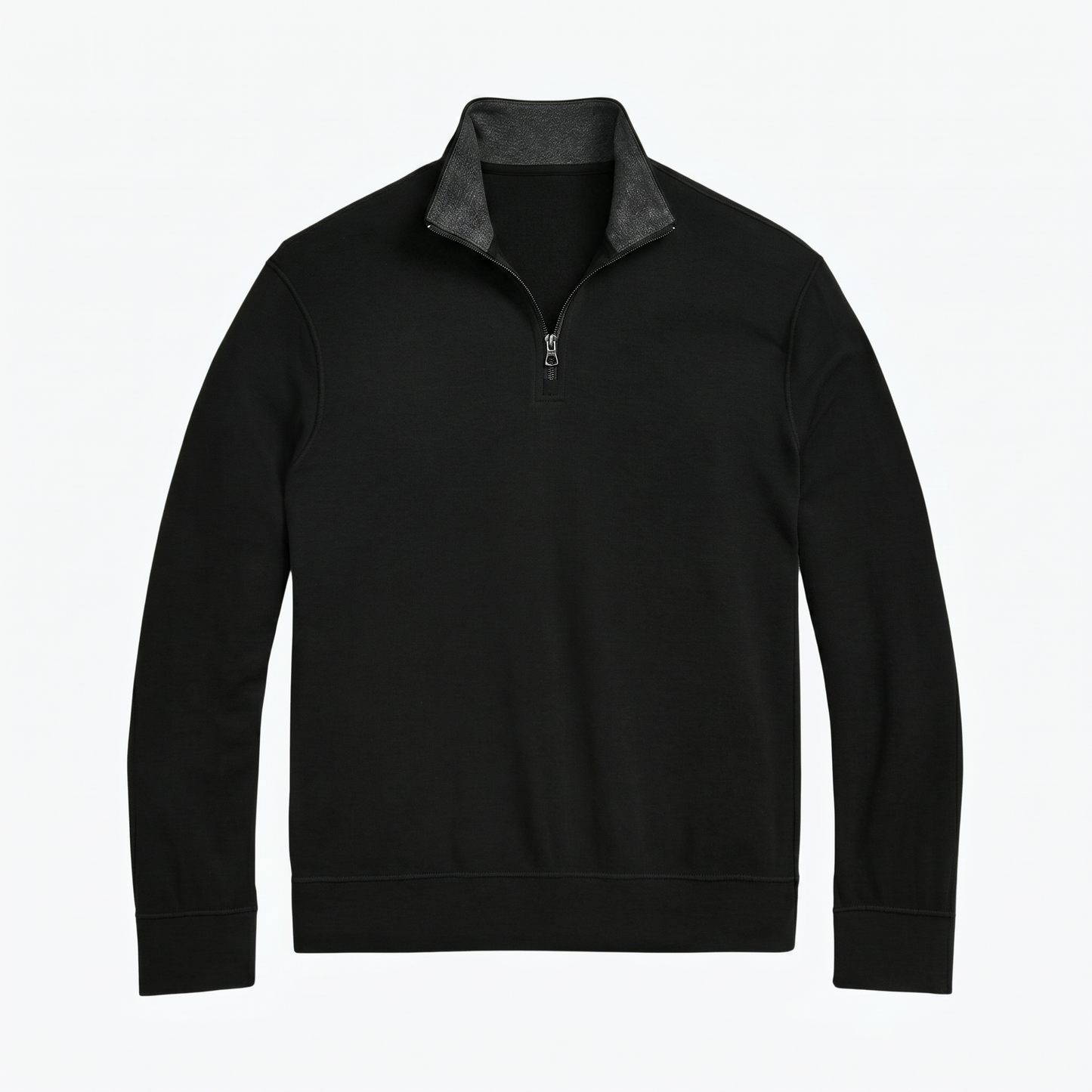 Luxury Jersey Quarter-Zip Pullover