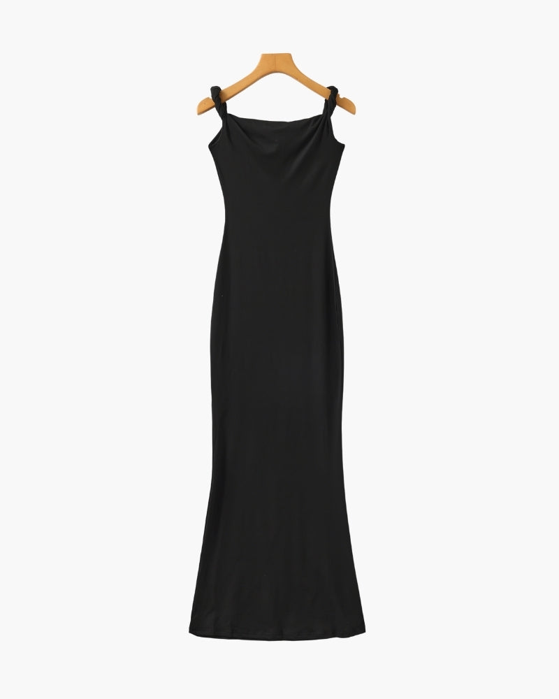One-Shoulder Bodycon Long Dress