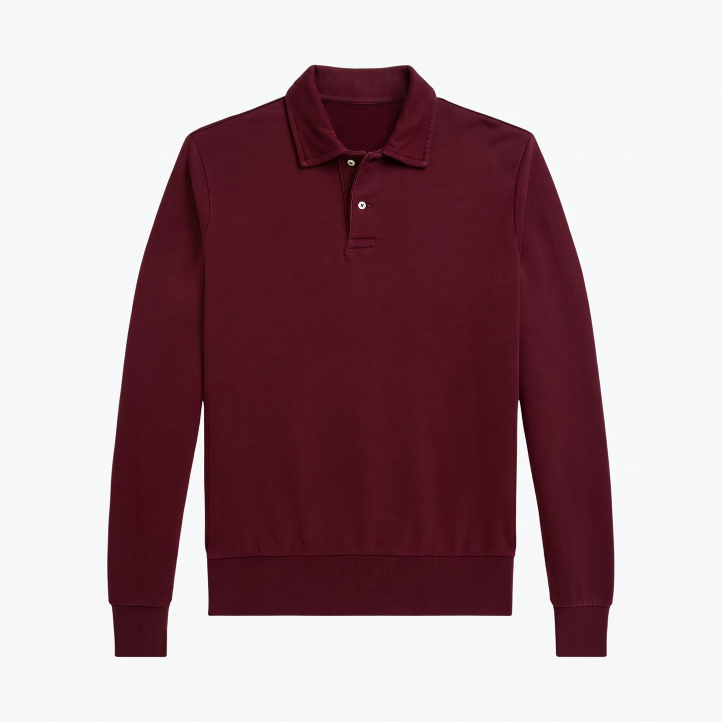 Loopback Fleece Collared Sweatshirt