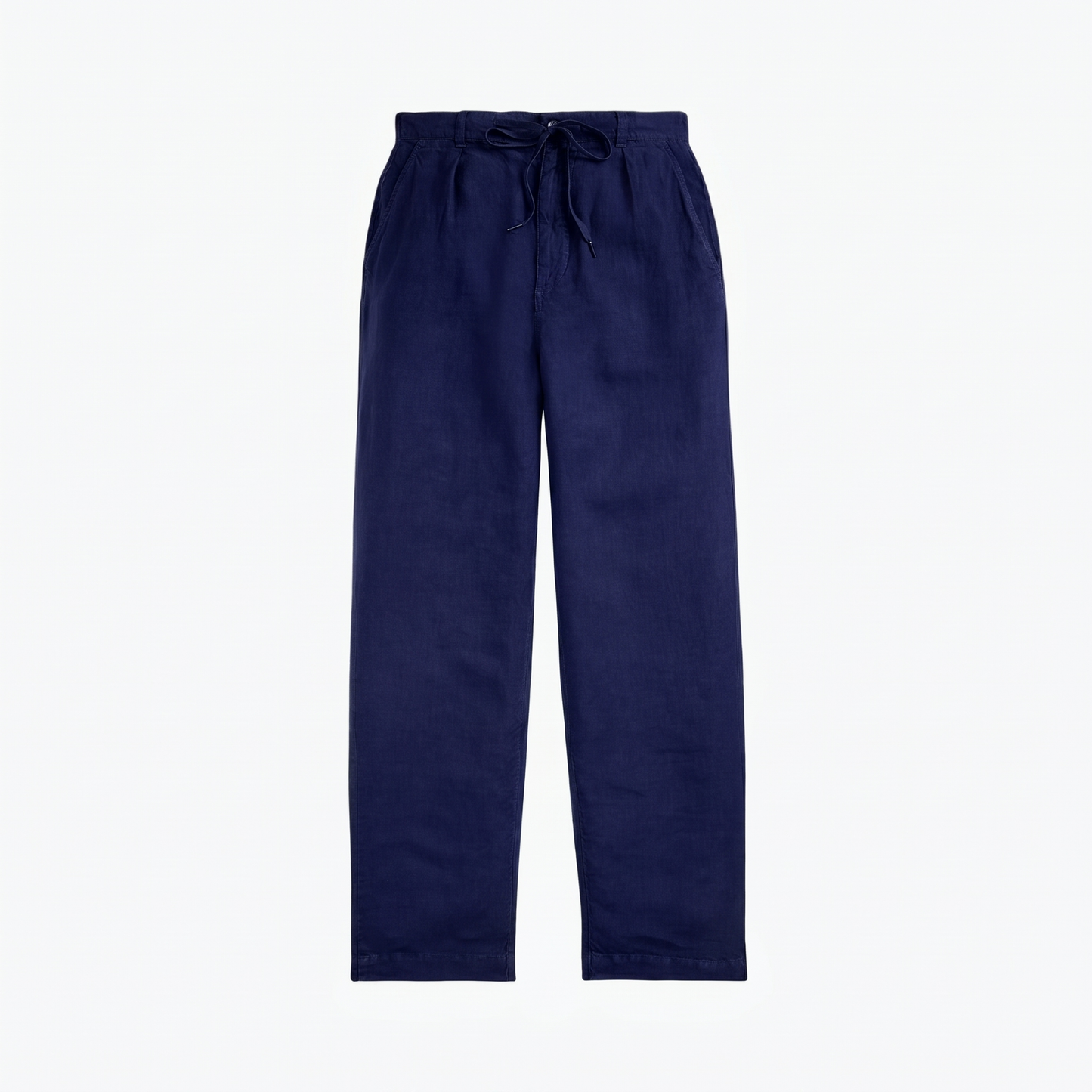 Lateef Relaxed Fit Pleated Linen Pant