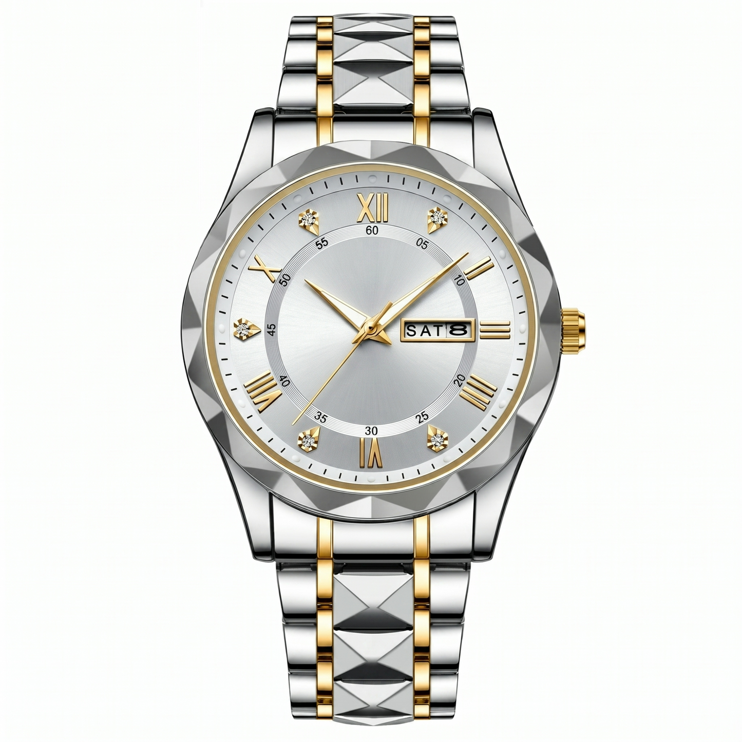 Luminous Steel Watch 40 Mm – Waterproof| Transfer Steel
