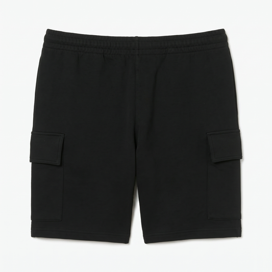 Cotton Fleece Cargo Shorts