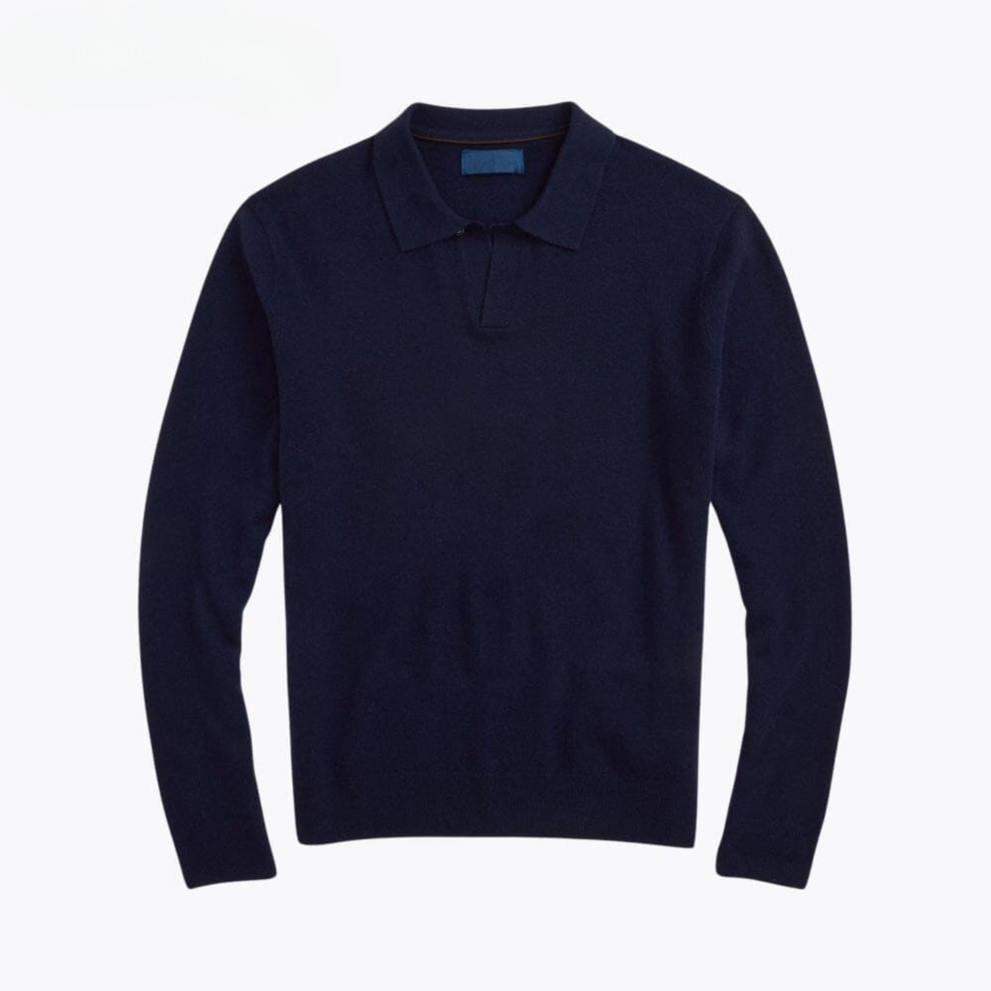 Wool Johnny-Collar Sweater