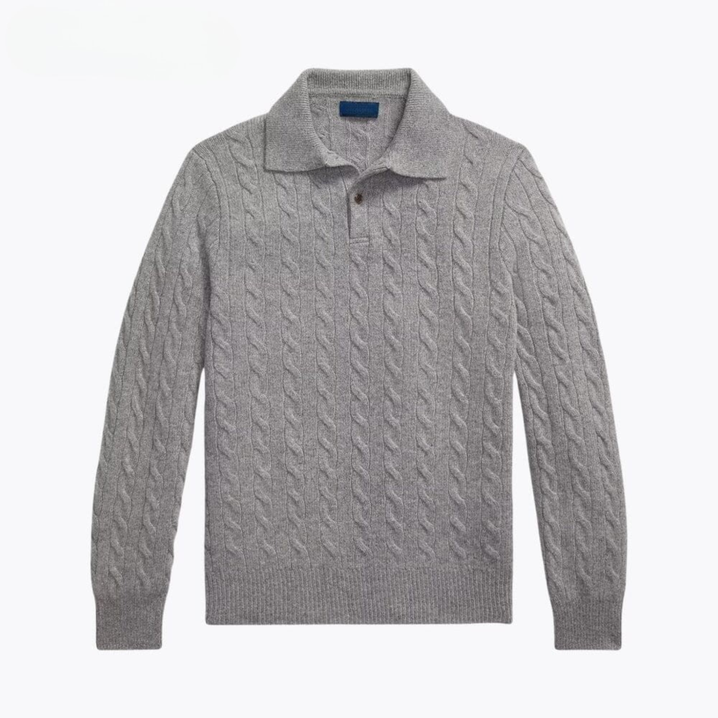 Wool–Cashmere Cable-Knit Jumper