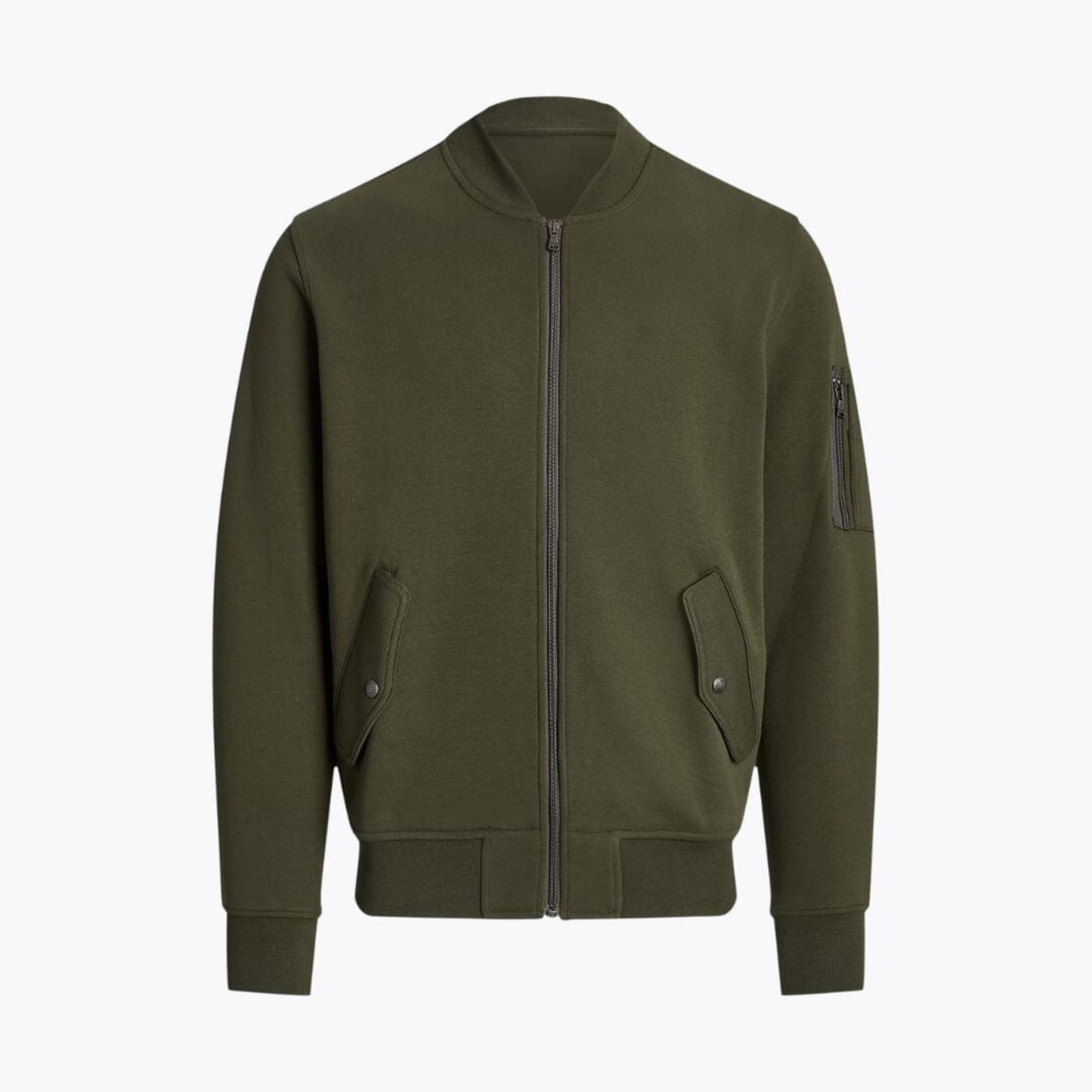 Double-Knit Bomber Jacket