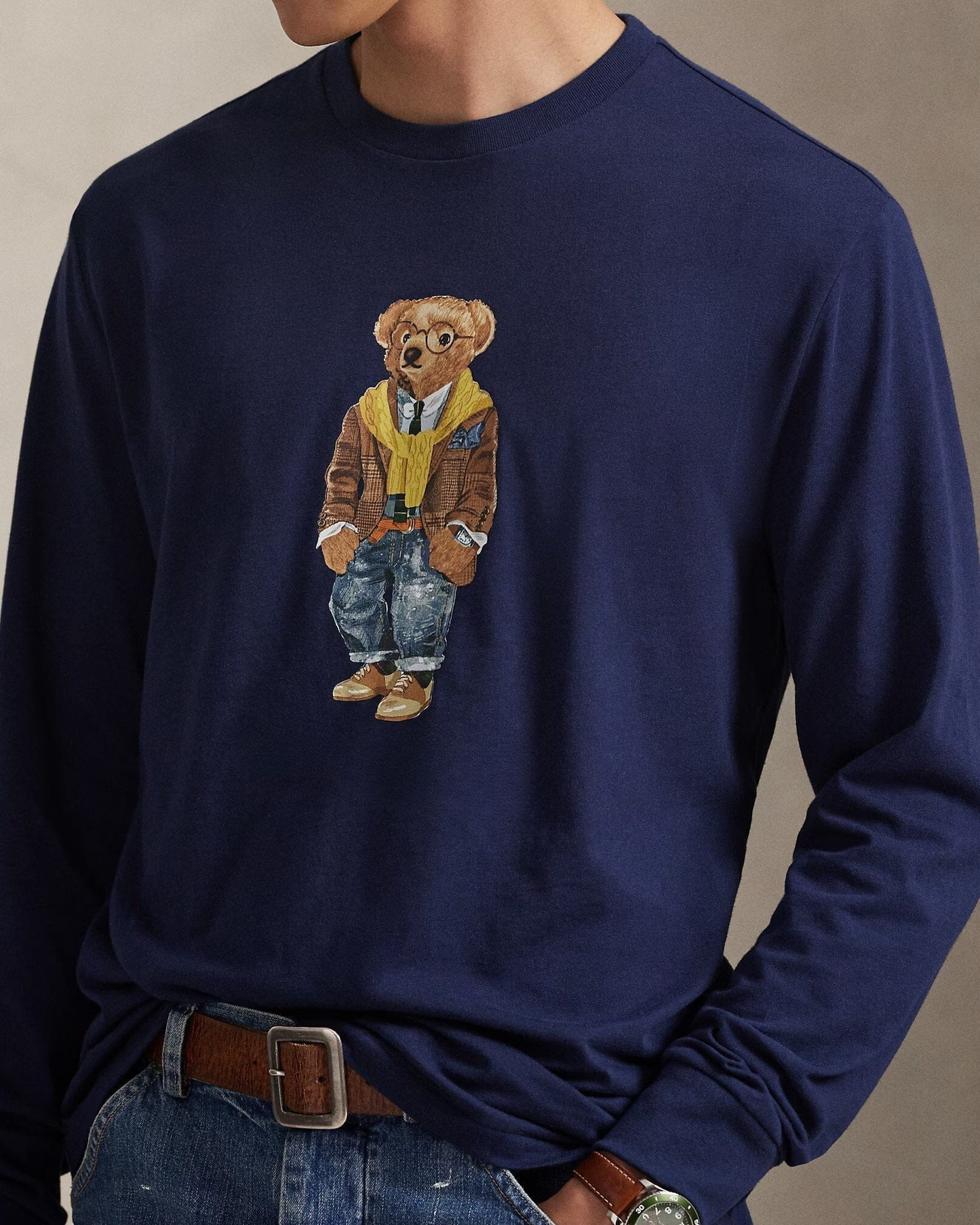 Bear Jersey T-Shirt In A Classic Fit