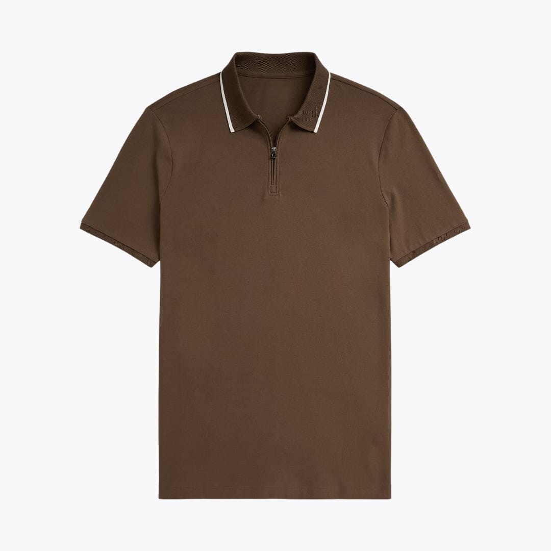 Classic Fit Stretch Mesh  Shirt