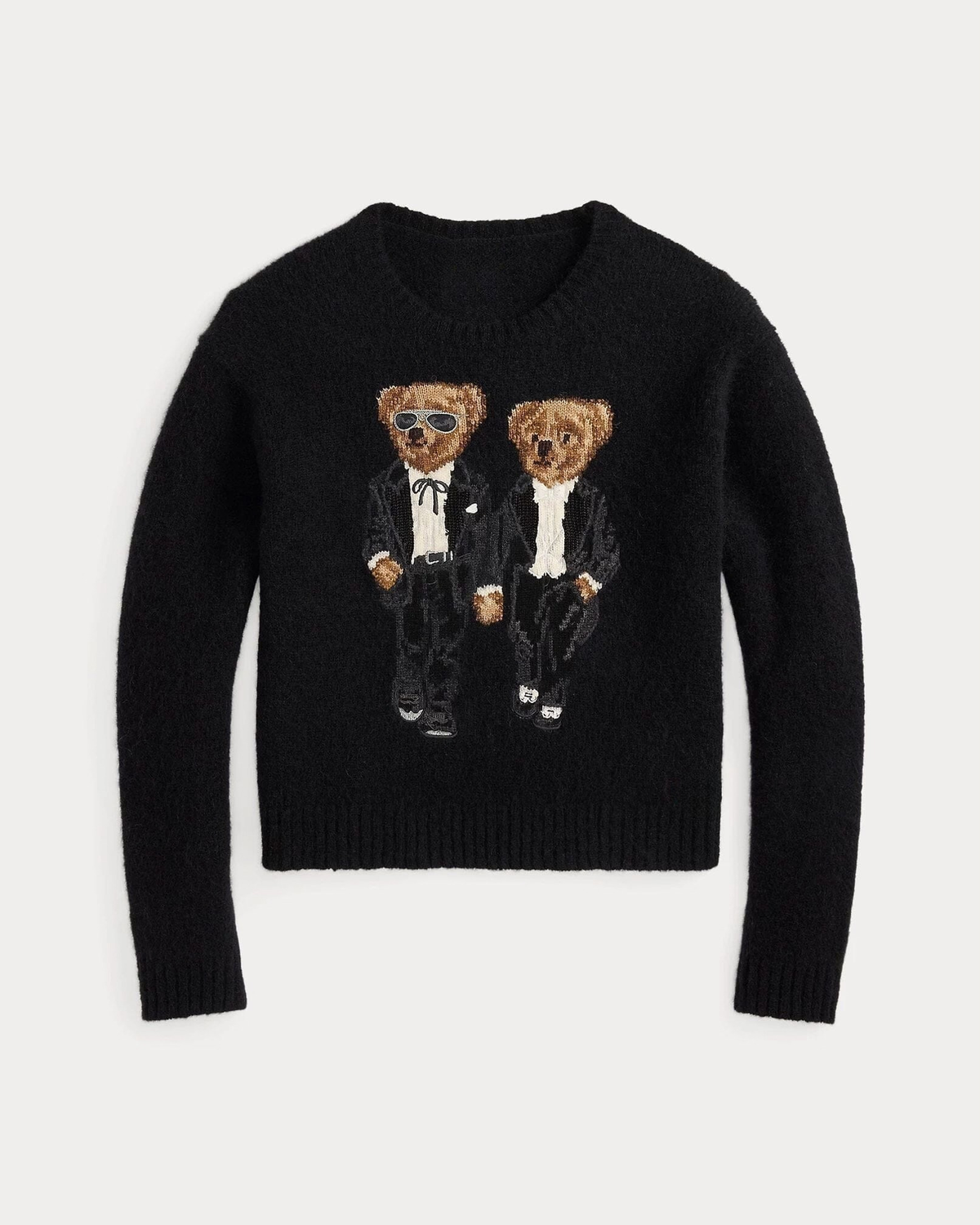 The & Ricky Tuxedo Bear Sweater