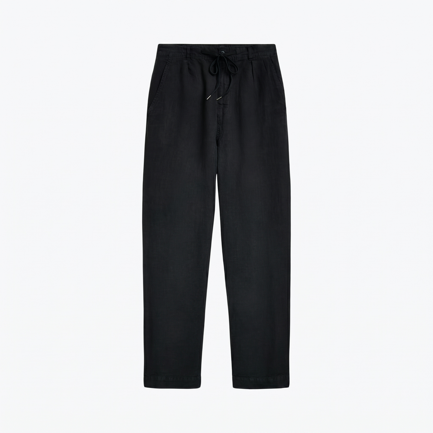 Lateef Relaxed Fit Pleated Linen Pant