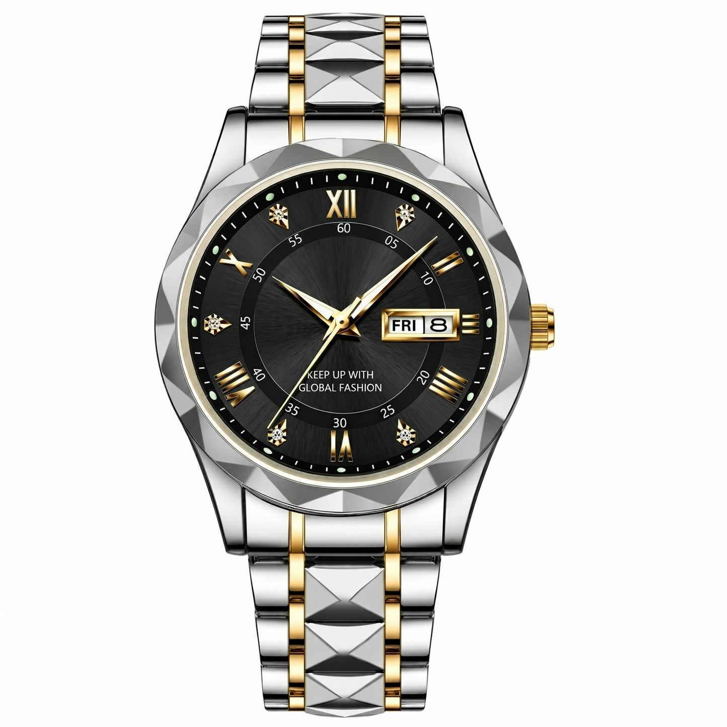 Luminous Steel Watch 40 Mm – Waterproof| Transfer Steel