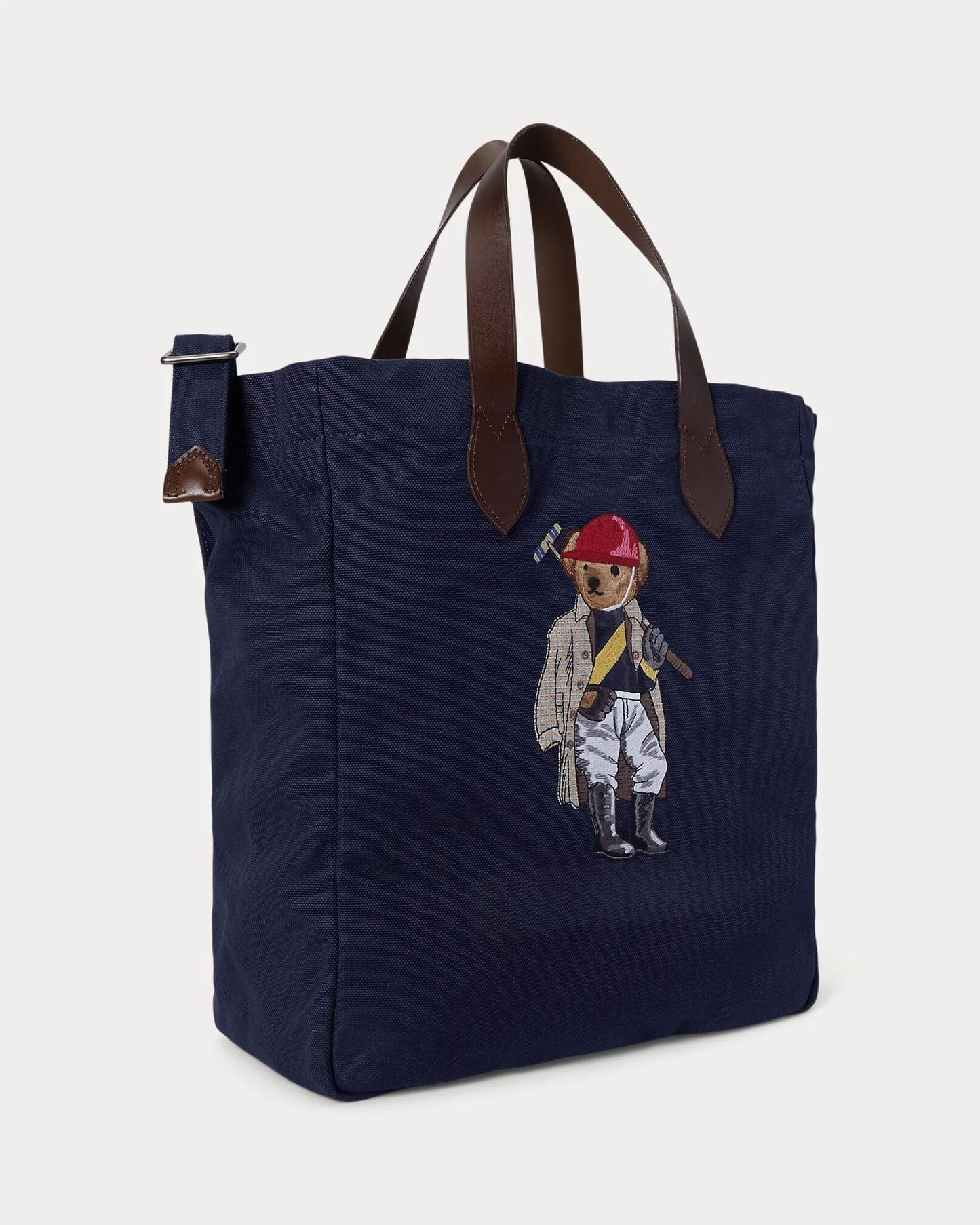 Bear Canvas Shopper Tote