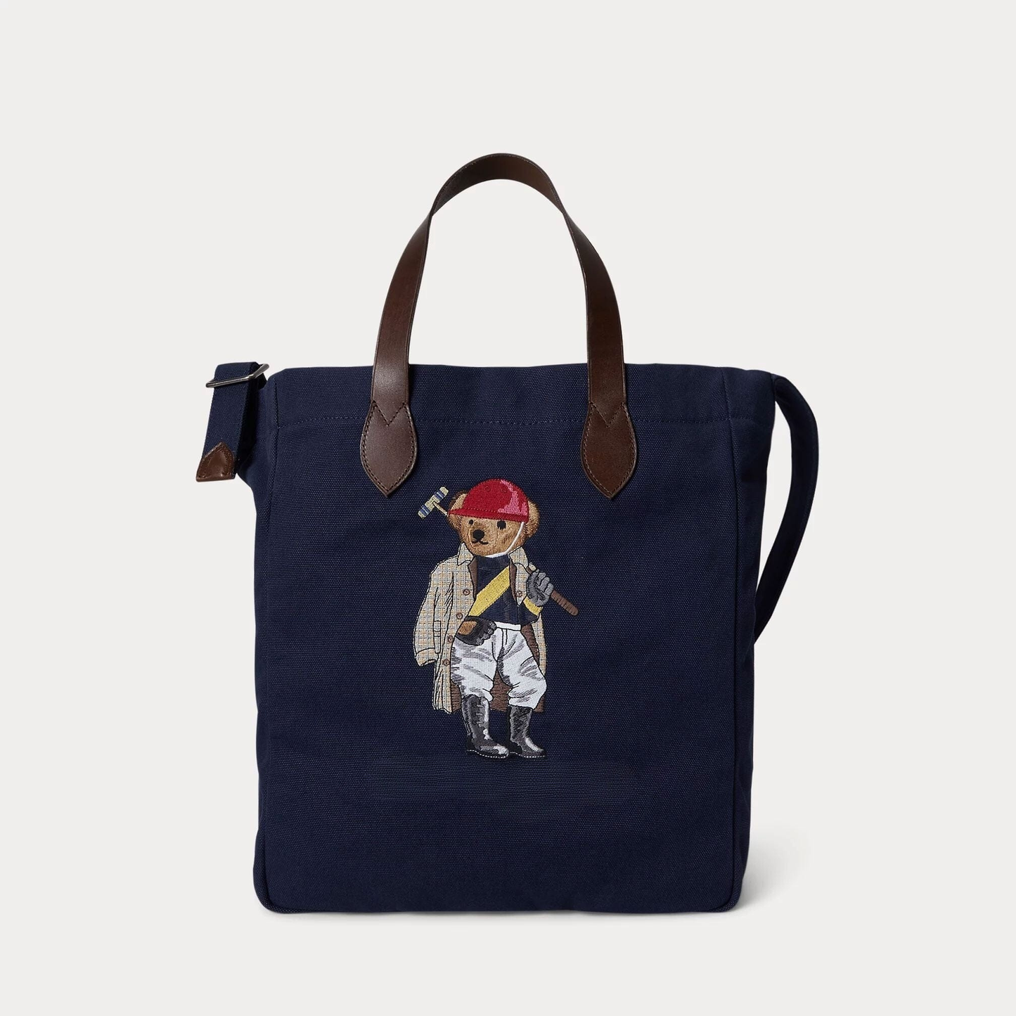 Bear Canvas Shopper Tote