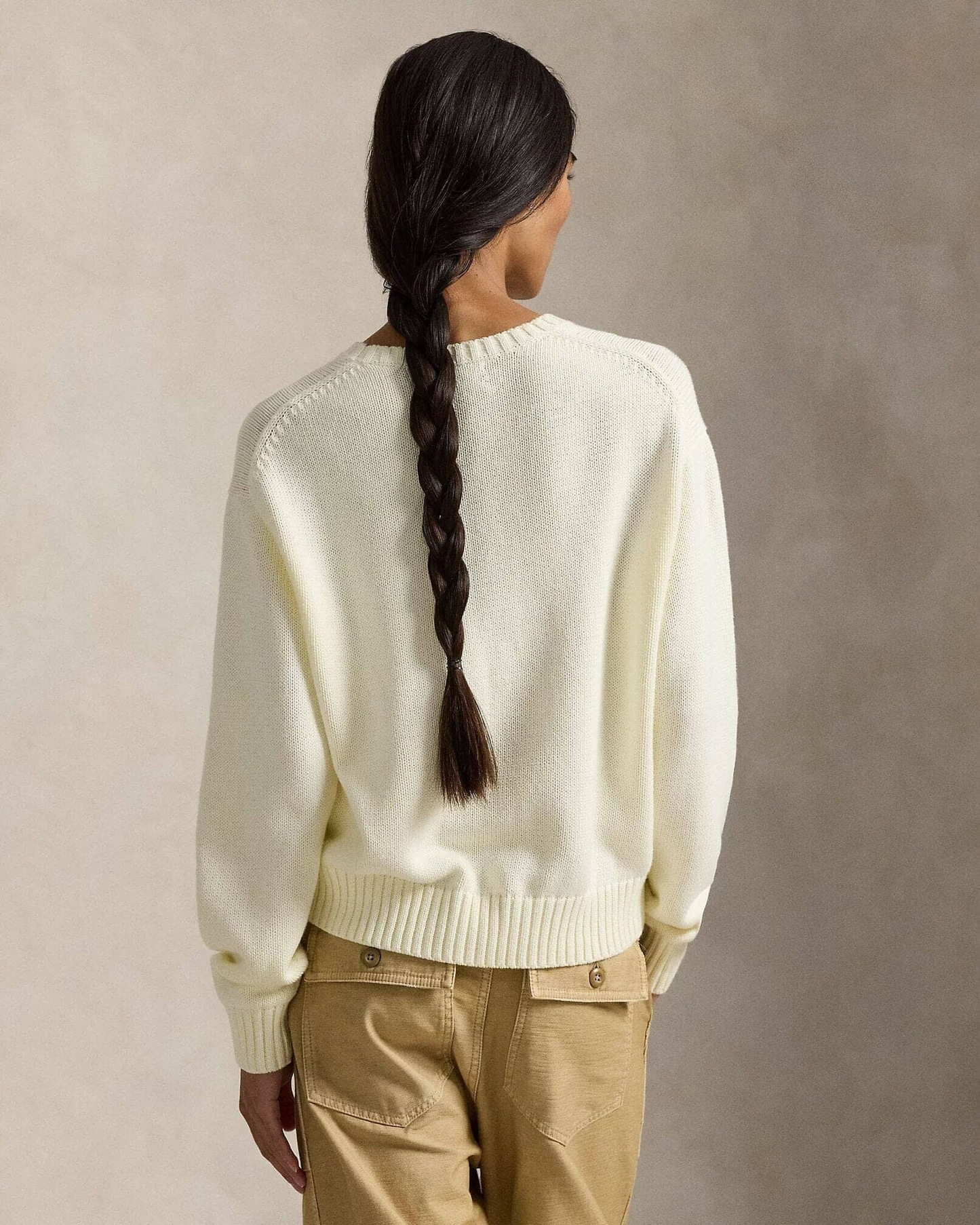 Bear Cotton Crewneck Sweater