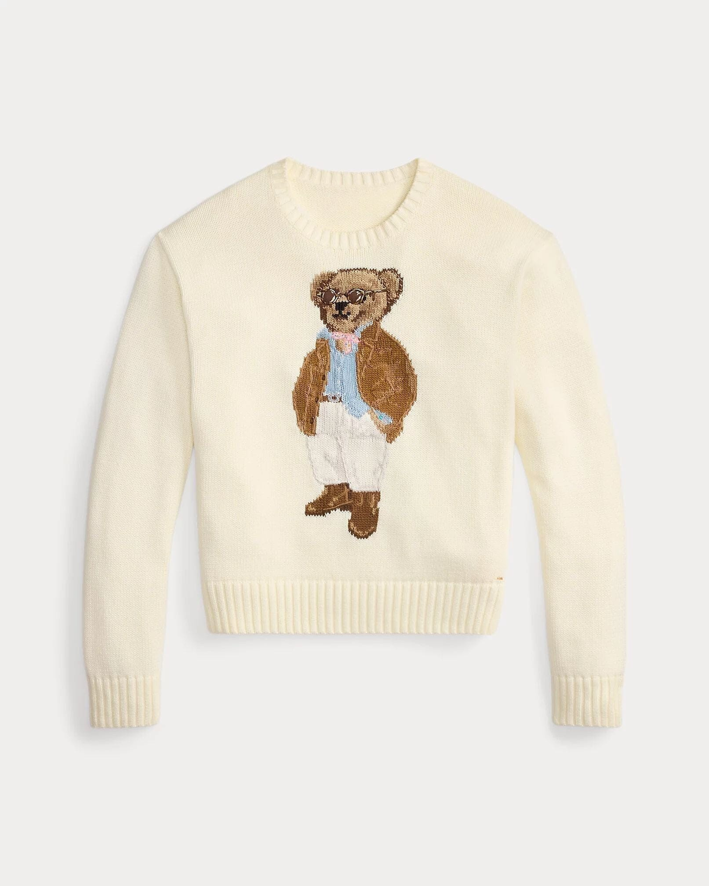 Bear Cotton Crewneck Sweater