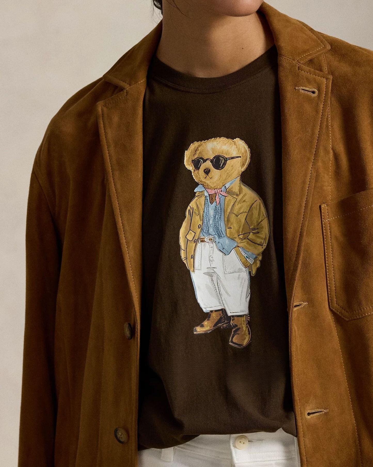 Bear Cotton Jersey T-Shirt