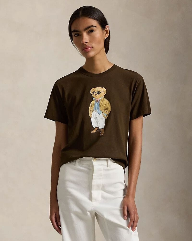 Bear Cotton Jersey T-Shirt