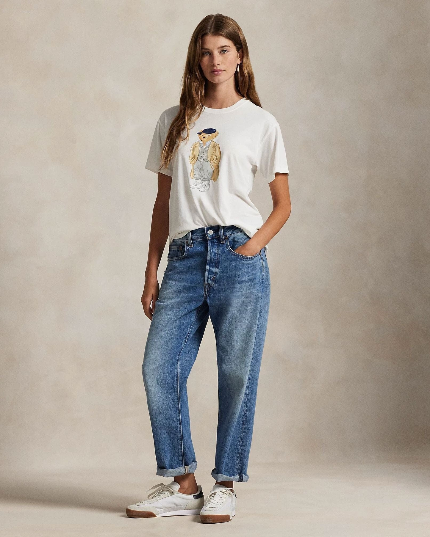 Bear Cotton Jersey T-Shirt