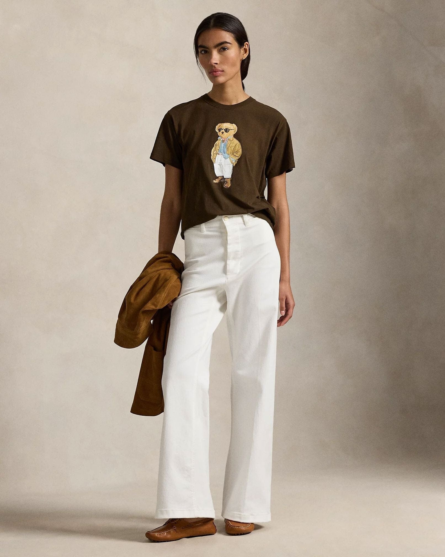 Bear Cotton Jersey T-Shirt