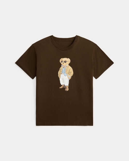 Bear Cotton Jersey T-Shirt