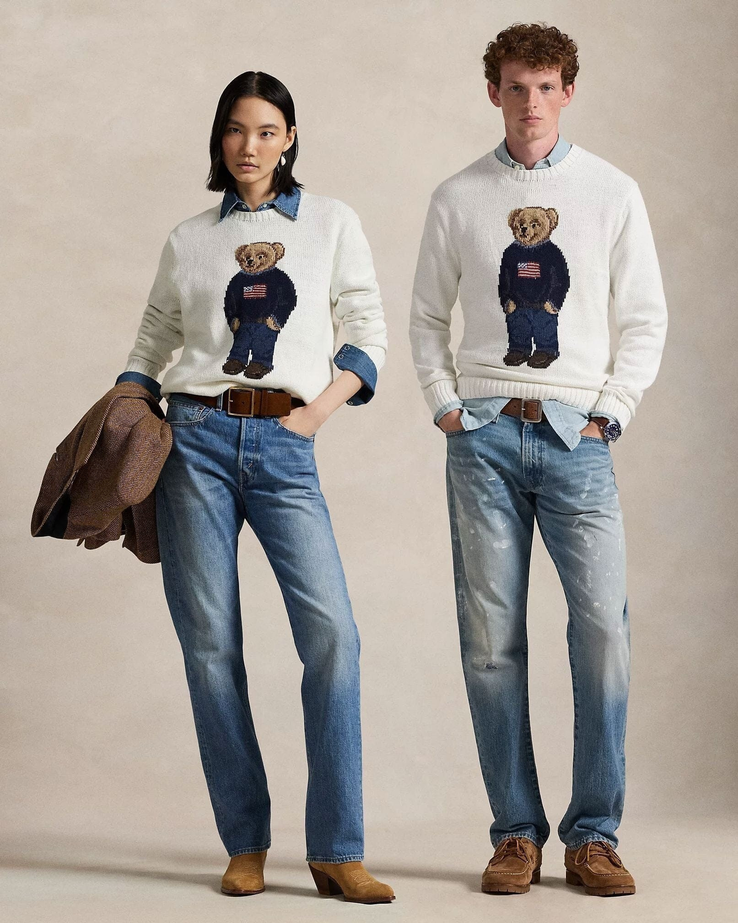 Bear Cotton-Linen Sweater