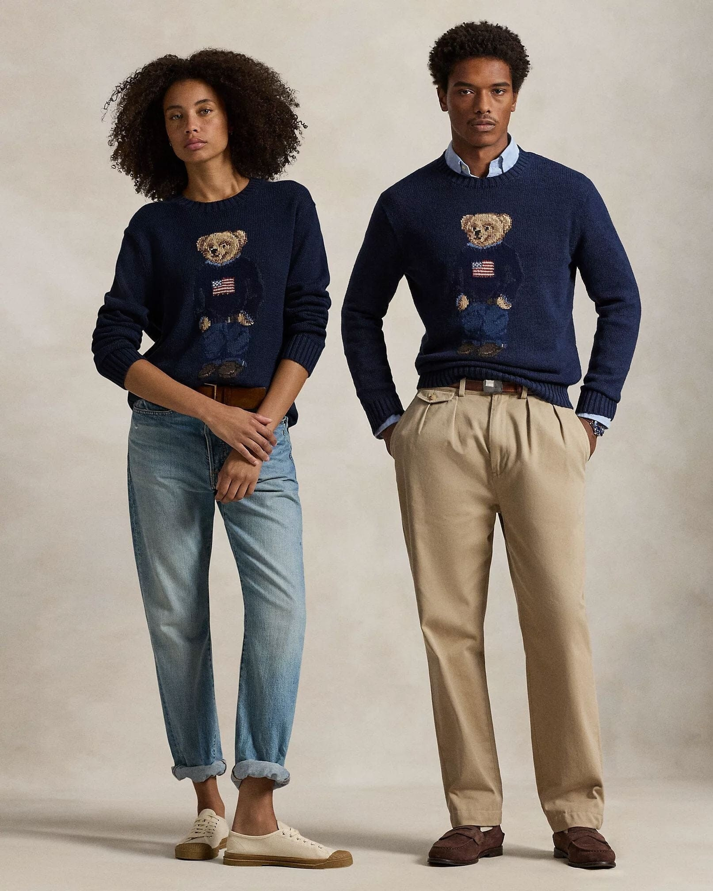 Bear Cotton-Linen Sweater