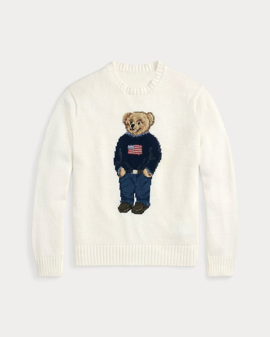 Bear Cotton-Linen Sweater
