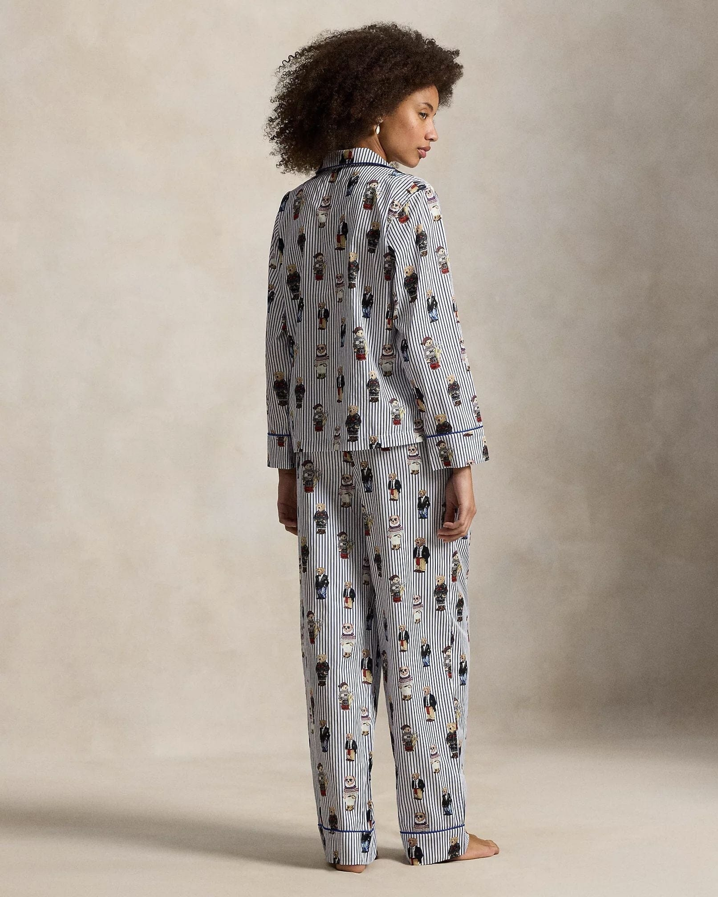 Bear Cotton Sateen Pajama Set