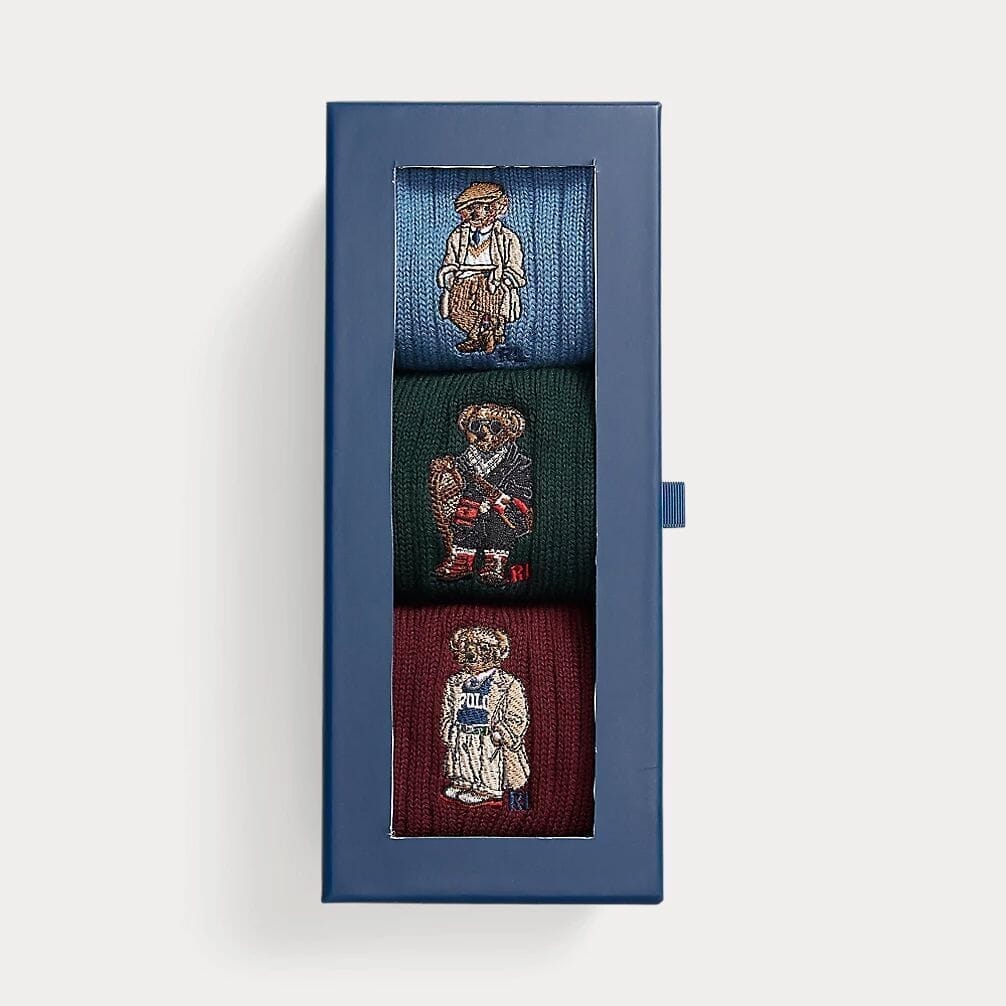 Bear Crew 3-Sock Gift Set