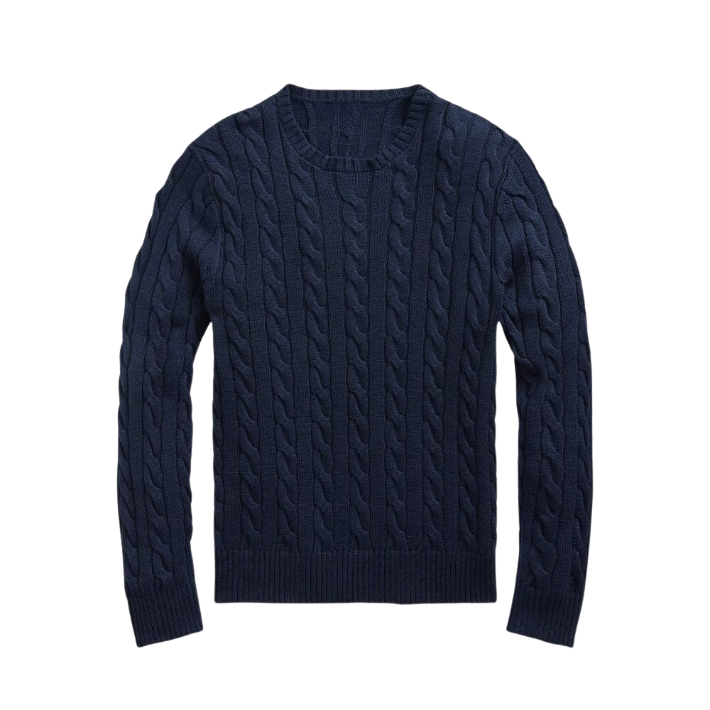 Cable-Knit Cotton Jumper