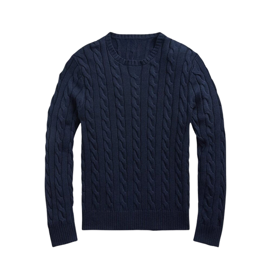 Cable-Knit Cotton Jumper