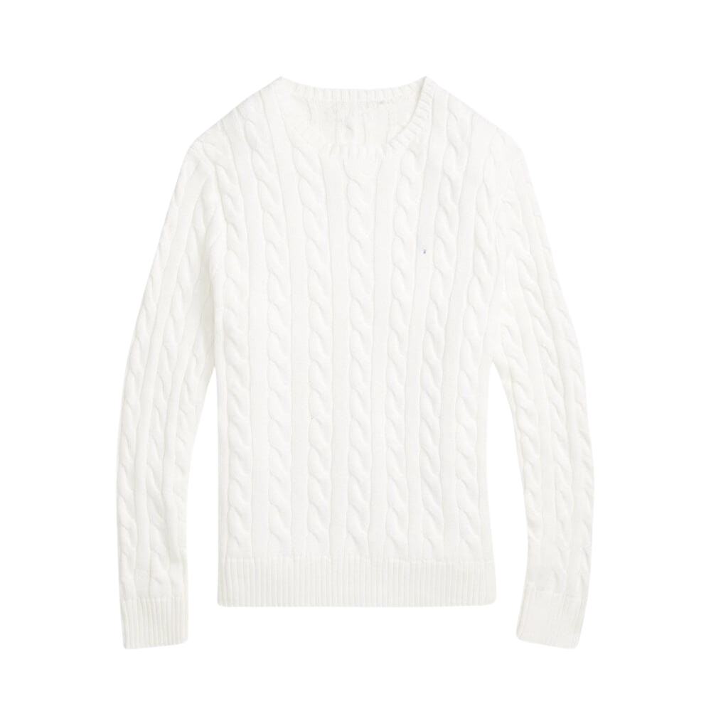 Cable-Knit Cotton Jumper