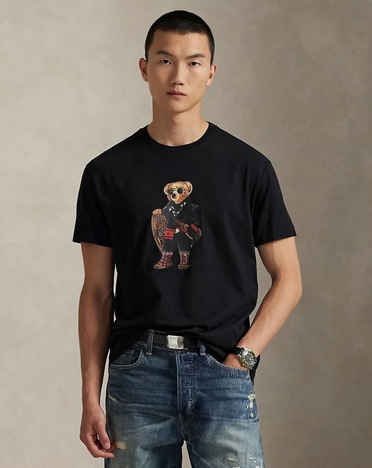 Classic Fit  Bear Jersey T-Shirt