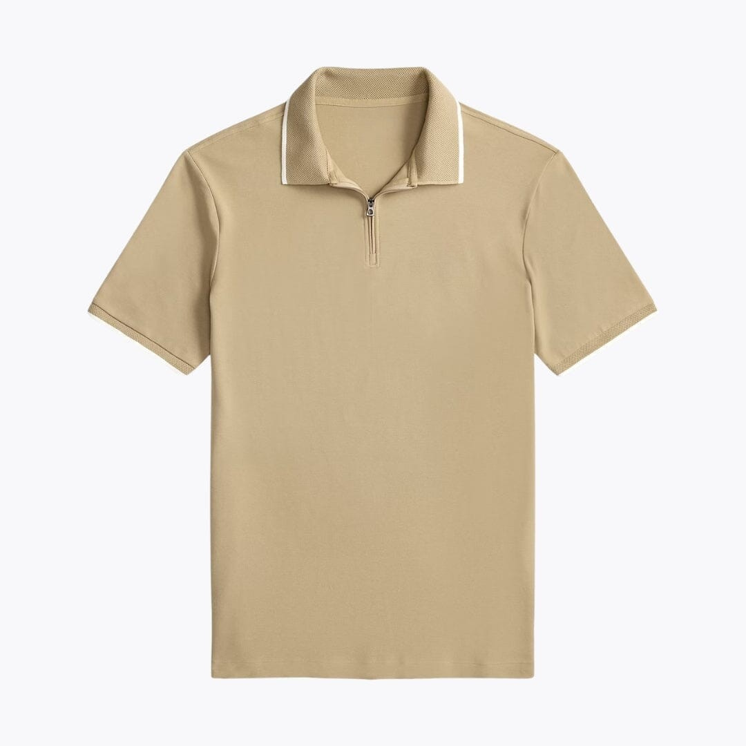 Classic Fit Stretch Mesh  Shirt