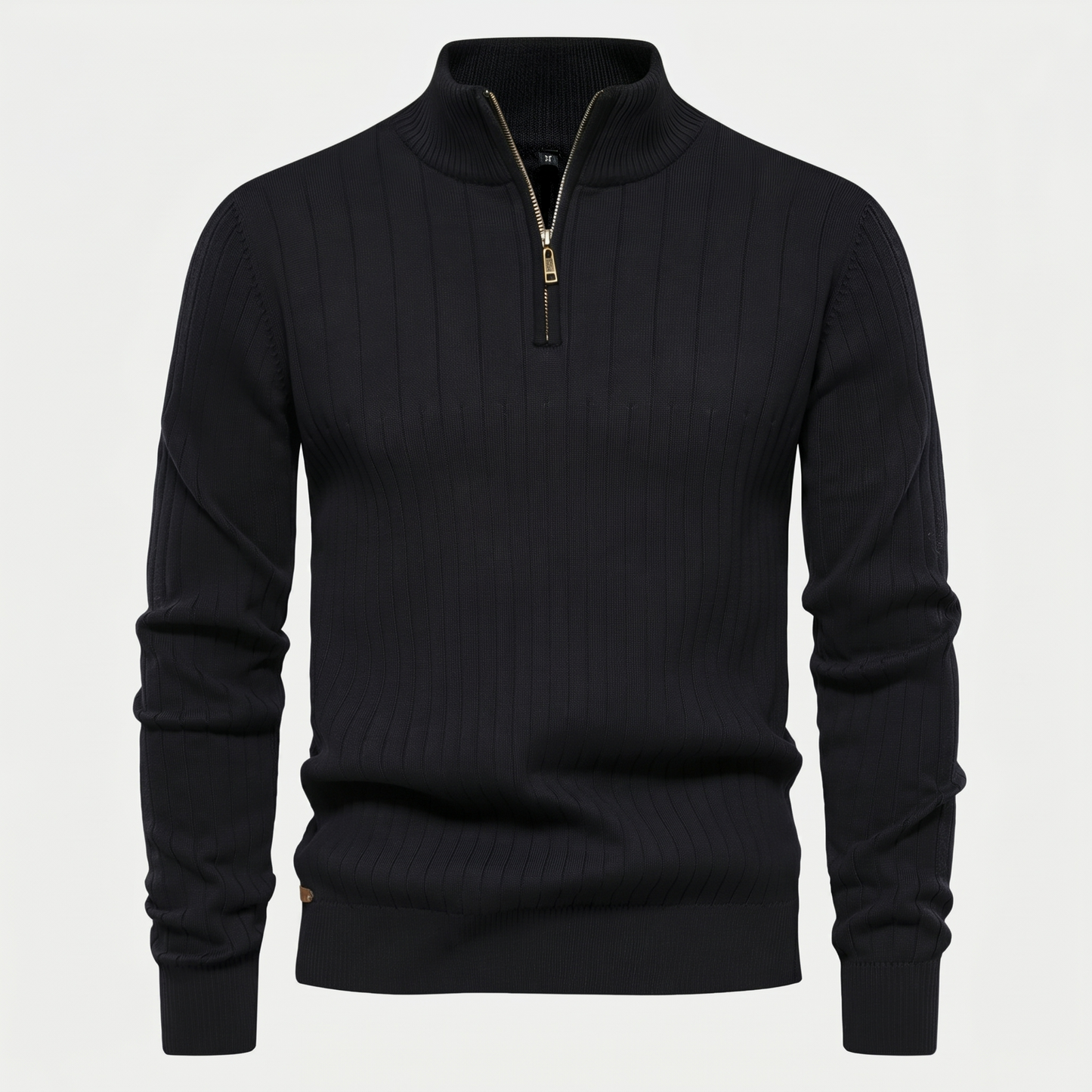 Zip Classic Knit Sweater
