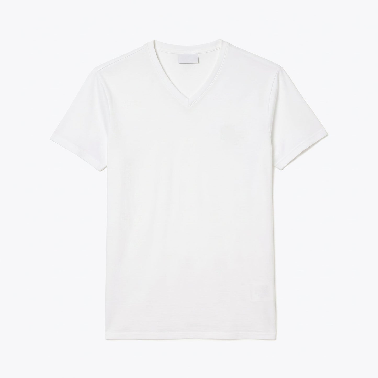 Lightweight Cotton Pima V Neck T-shirt