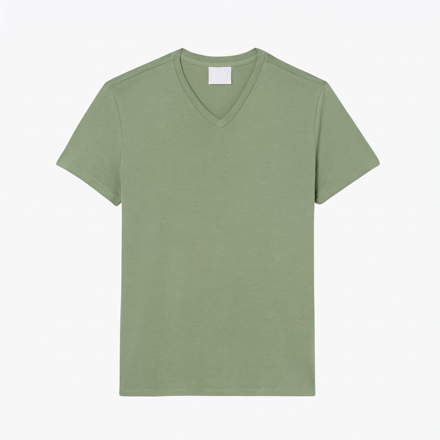 Lightweight Cotton Pima V Neck T-shirt