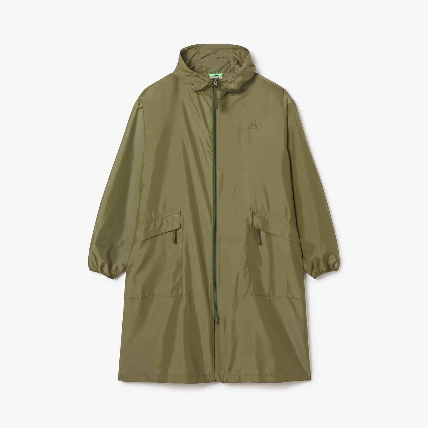 Long Packable Water-Repellent Parka