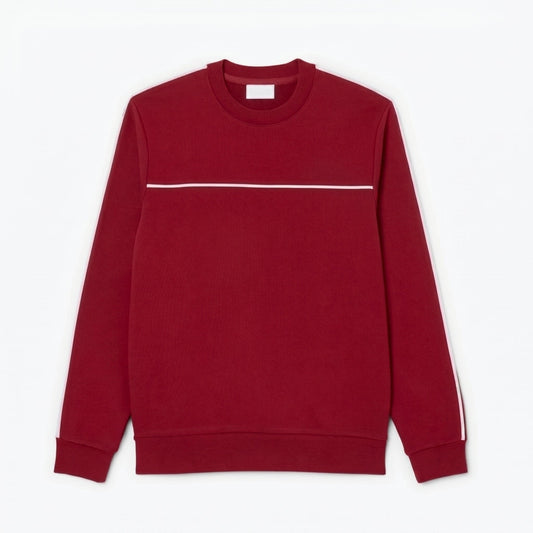 Logo Trim Fleece Sweatshirt