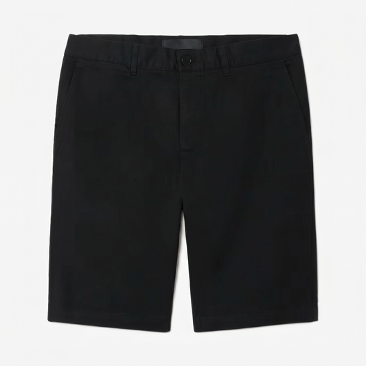 Slim Fit Stretch Cotton Chino Shorts